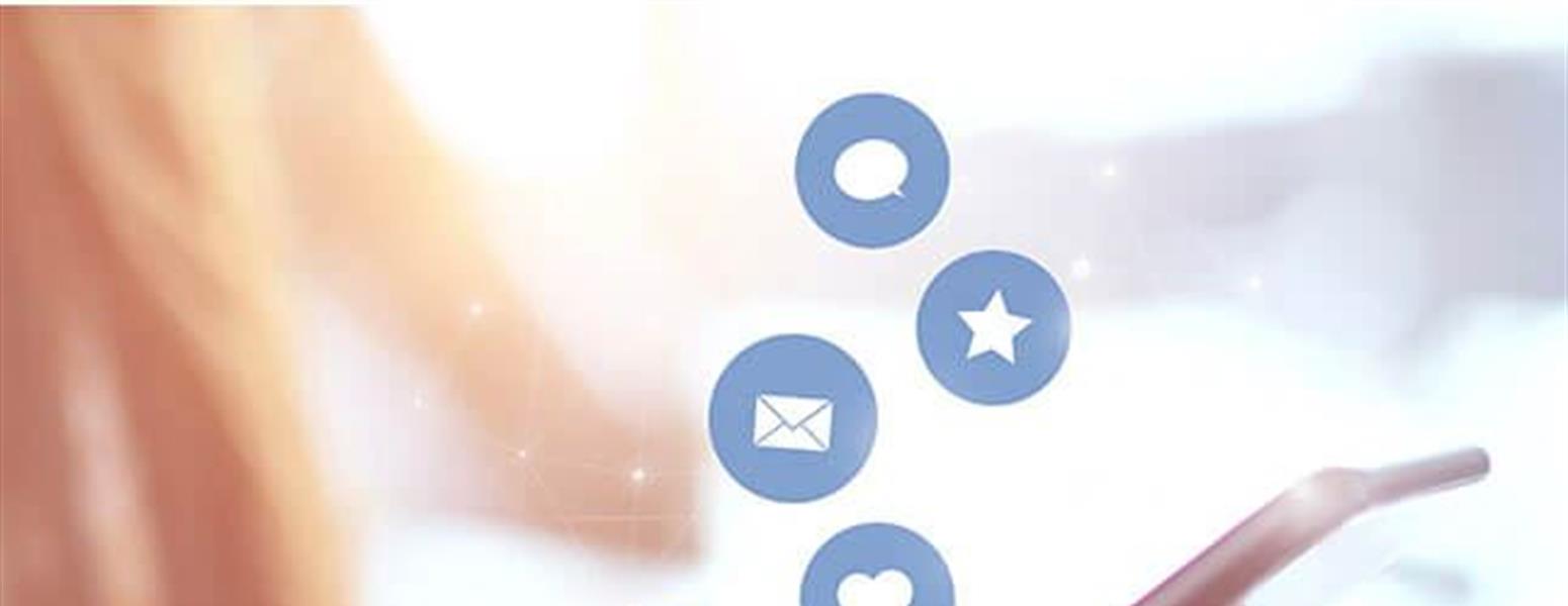 iPhone with graphics over the image show likes, comments, and followers