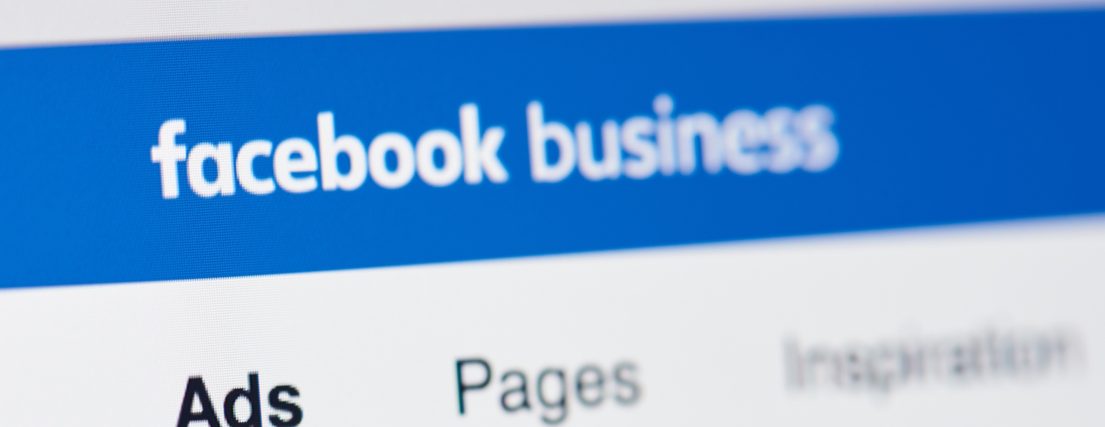 image of Facebook banner with hovering over ads tab