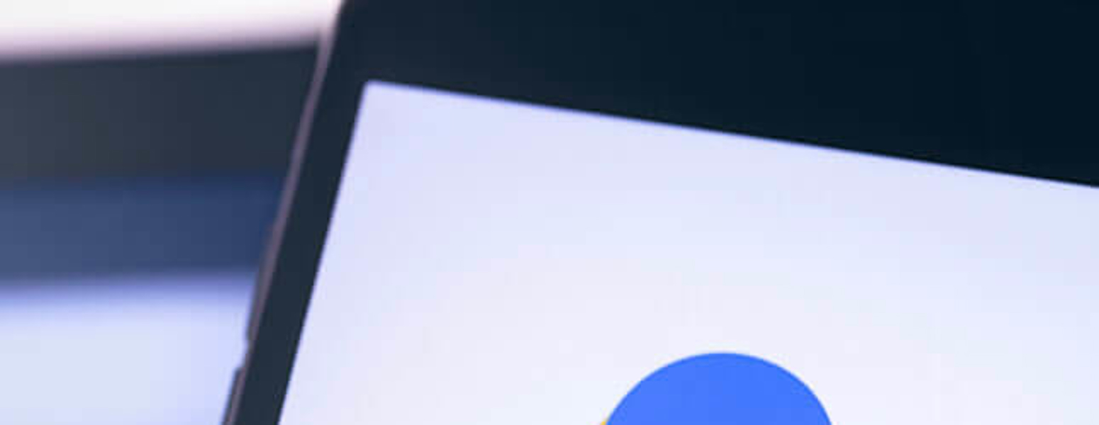 Google Ads Logo on Screen