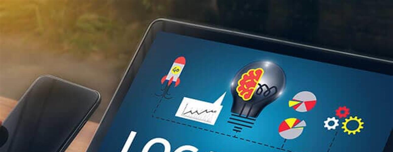 Laptop with 'Local SEO' Graphic on the Screen