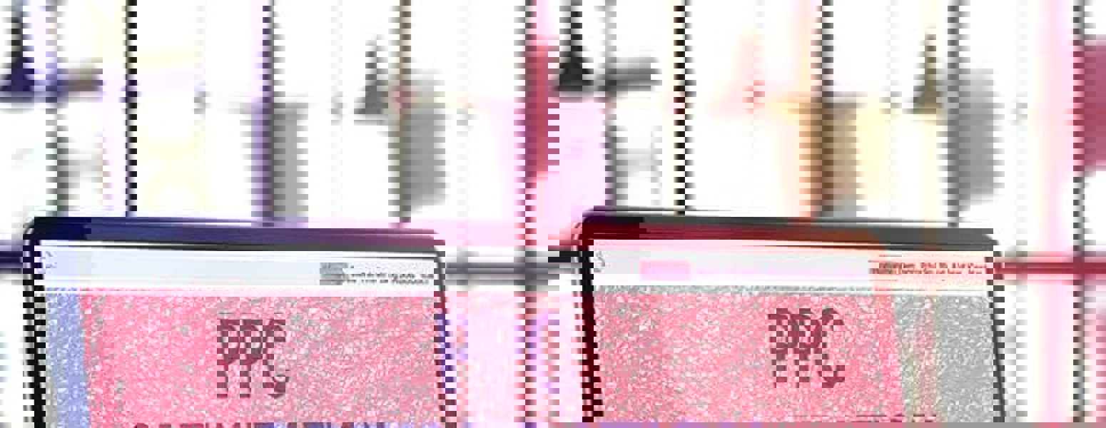 PPC Optimization Graphic on a Laptop
