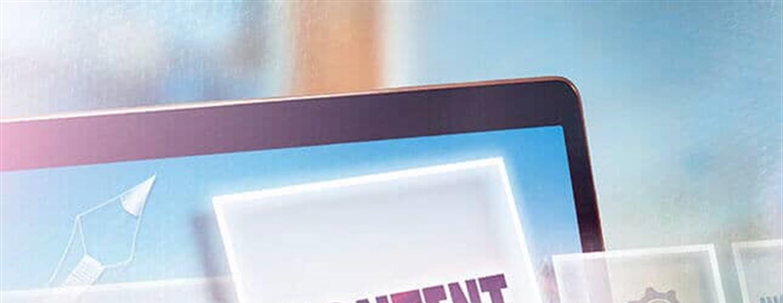 finger pointing at tablet image