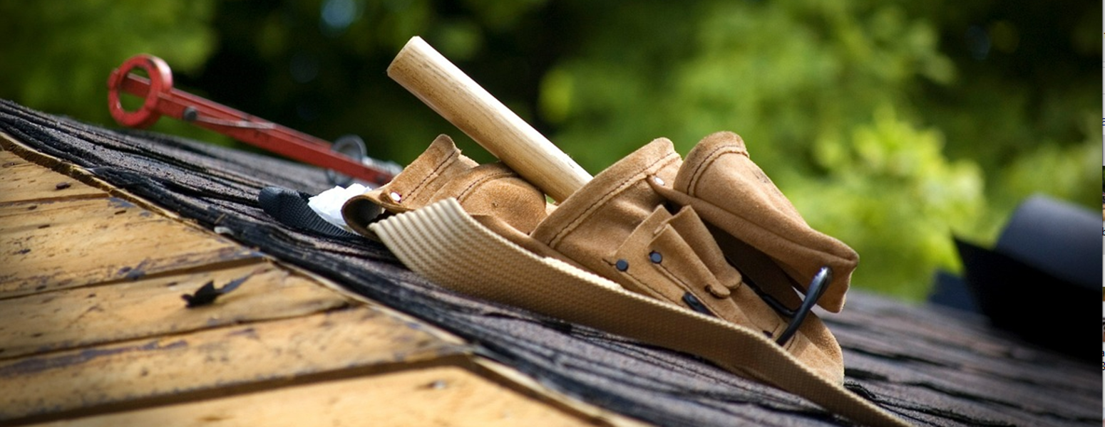 Tool belt on rooftop