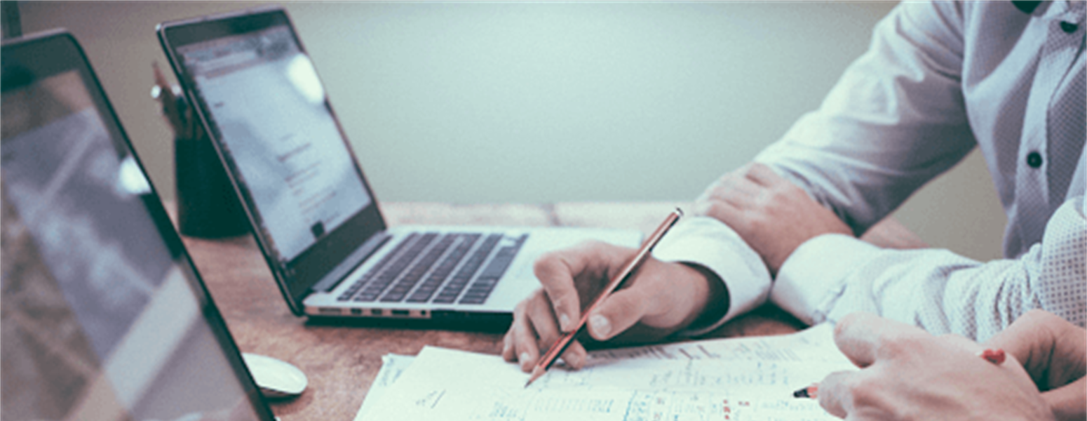 Home services professionals writing an email marketing campaign.