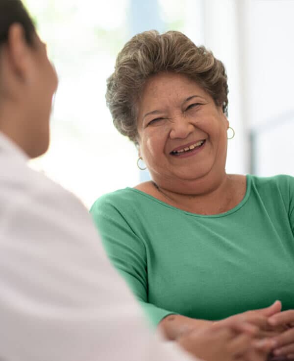 Fox Valley patient with doctor
