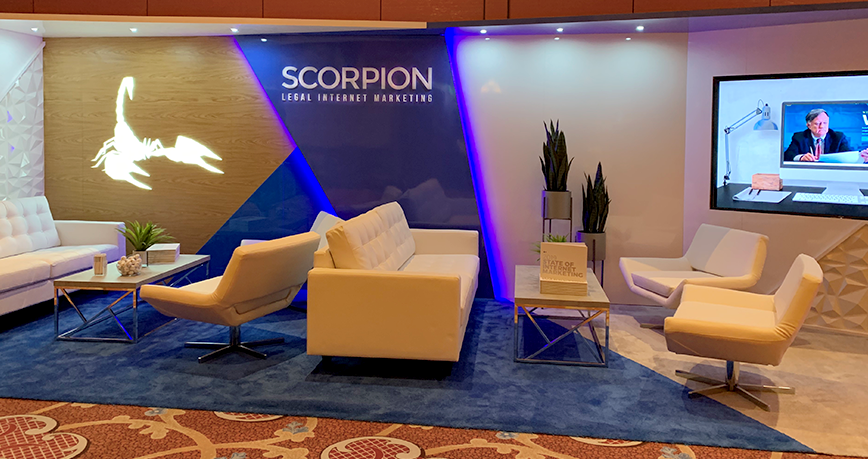 Scorpion booth at MTMP conference